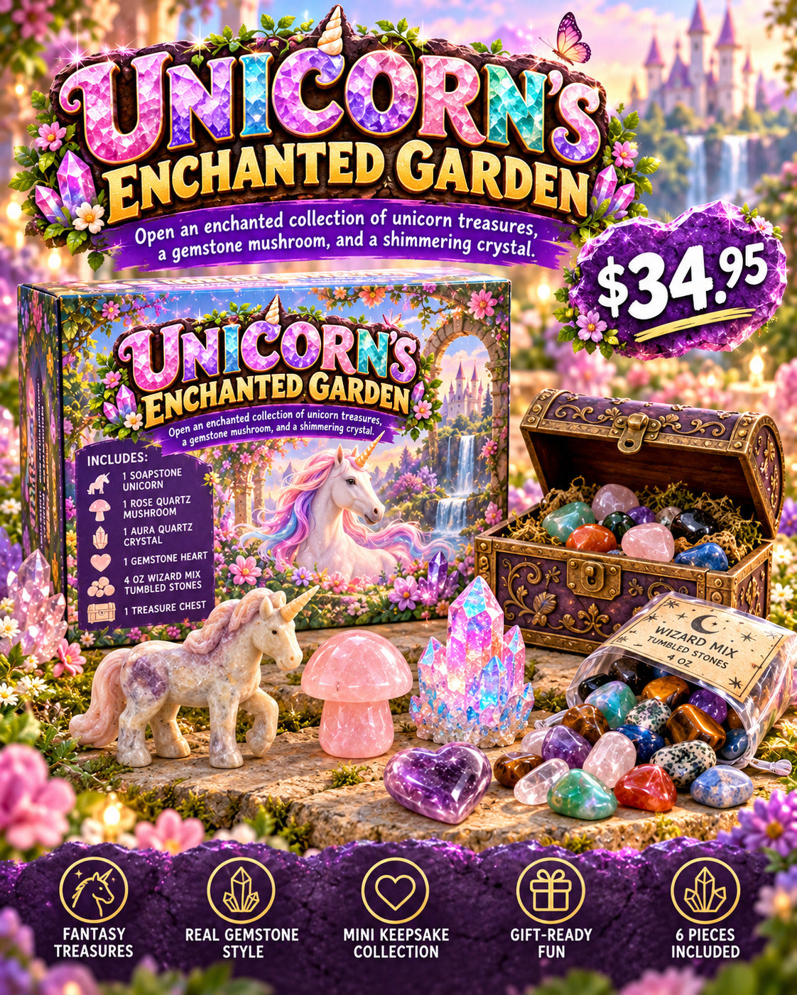 Unicorn’s Enchanted Garden promotional illustration